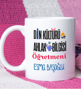 Din Kültürü ve Ahlak Bilgisi Öğretmeni Kupa Bardak