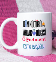 Din Kültürü ve Ahlak Bilgisi Öğretmeni Kupa Bardak