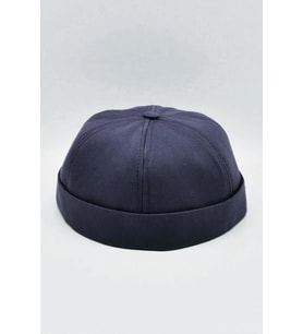 Lacivert %100 Pamuk Cap Docker Şapka