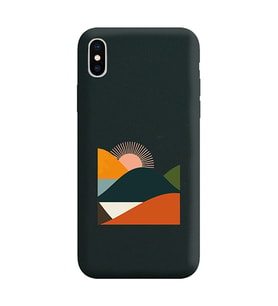 Siyah Lansman Telefon Kılıfı Iphone XS