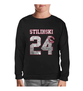 Teen Wolf - Stilinski 24 Siyah Çocuk Sweatshirt