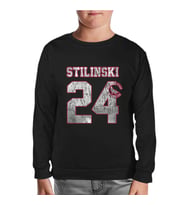 Teen Wolf - Stilinski 24 Siyah Çocuk Sweatshirt