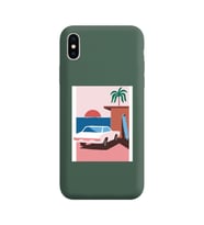 Koyu Yeşil Lansman Kılıf iPhone X
