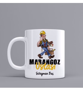Kişiye Özel Marangoz UstasıTemalı Kupa Bardak SZ69