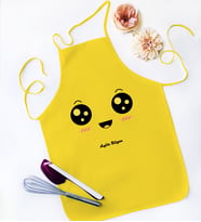 BK Gift Kişiye Özel Sarı Mutfak Önlüğü  11