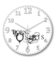 Born of Osiris Duvar Saati Bombeli Gercek Cam