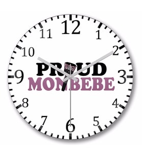 Monsta X Proud Monbebe Duvar Saati Bombeli Gercek Cam