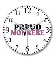 Monsta X Proud Monbebe Duvar Saati Bombeli Gercek Cam