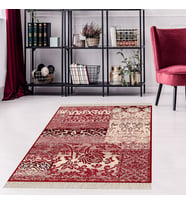 Kilim Desenli Dijital Baskı Yıkanabilir Kaymaz Taban Etnik Salon Halısı Yolluk (Karışık)