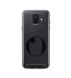 Samsung A6 (2018) Harf Tasarımlı Telefon Kılıfı O-Harfi 
