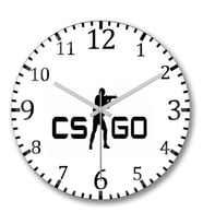 Enjoy Csgo Counter Duvar Saati Bombeli Gercek Cam