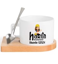 Harita Mühendisi  FİNCAN Seti (Beyaz)