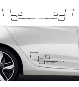 Trophy Sport Yan kapı Sticker Yapıştırma Etiket