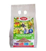 Bonny Nice Organik Çam Pelet Evcil Kuş Kafes Altlığı 1.8 kg 3 l