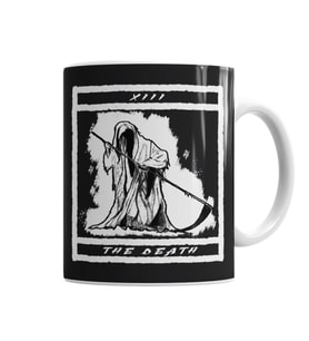A Morte Tarot Hermetic Kupa Bardak Porselen