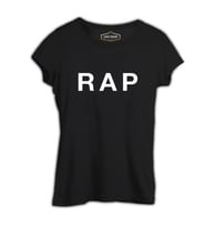 RAP Siyah Kadın Tshirt