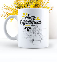 BK Gift Kişiye Özel Sınıf Öğretmeni Beyaz Kupa Bardak  1