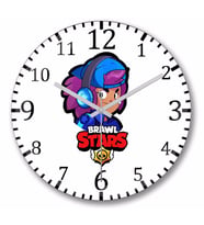 Brawl Stars  Shelly Duvar Saati Bombeli Gercek Cam