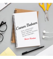 Canım Babam Defteri Kişiye Özel