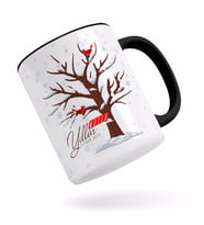 BK Gift Kişiye Özel Yılbaşı Mutlu Yıllar Siyah Kupa Bardak-25