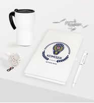 BK Gift Kişiye Özel Komiser Temalı Beyaz Defter Kalem Termos Mug Seti - 2 (Model 1)