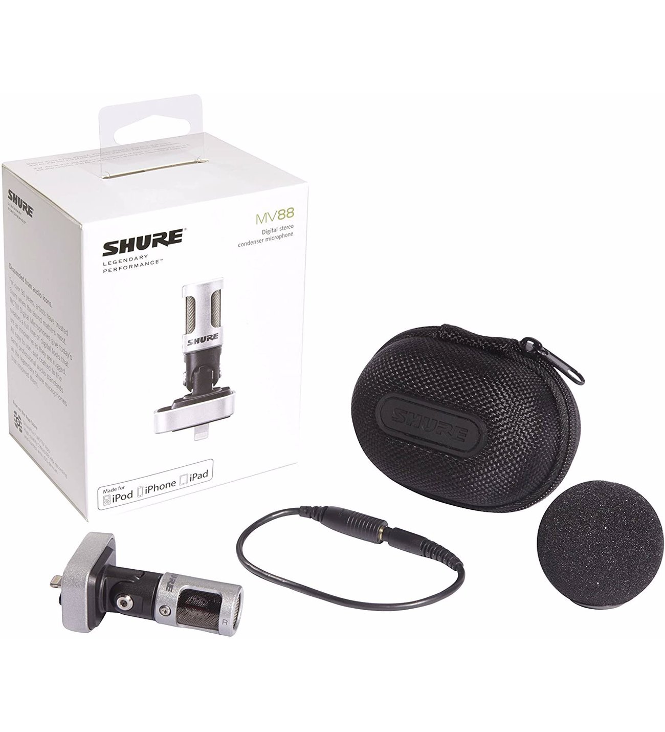 Shure MV88 Lightning Bağlayıcı ile iPhone / iPad / iPod için