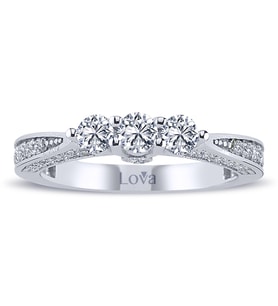 Lova 0,92 Karat Pırlanta Tria Yüzük - 1040100