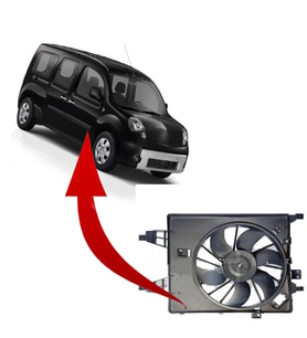 RENAULT KANGOO III FAN MOTORU + DAVLUMBAZLI