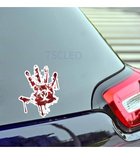 Kanlı EL Araba Sticker Yapıştırma