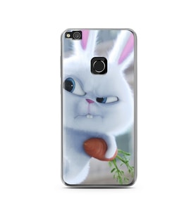 Dedektif Tavşan Tasarımlı Süper Şeffaf Silikon Telefon Kılıfı Huawei P9 Lite (20