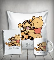Kişiye Özel Winnie & Tigger Yastık & Kupa & Defter