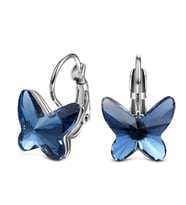 Monemel Swarovski Taşlı Kelebek Küpe (Altın Kaplama) Sevgililer Günü Hediyesi