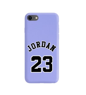 Iphone 7 Air Jordan Tasarımlı Mor Lansman Telefon Kılıfı