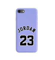 Iphone 7 Air Jordan Tasarımlı Mor Lansman Telefon Kılıfı