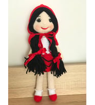 Amigurumi Kırmızı Başlıklı Kız (Bej)