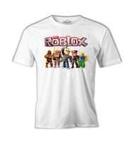 Roblox - Macera Beyaz Erkek Tshirt
