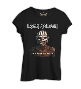 Iron Maiden - The Book of Souls Siyah Kadın Tshirt