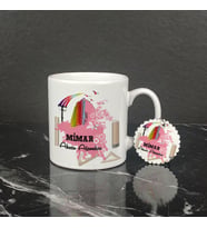 Mimar Kupa Bardak ve Anahtarlık Set 002