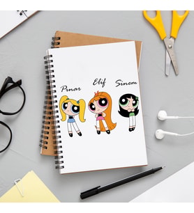 Powerpuff Girls Defteri Kişiye Özel