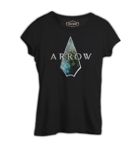 Arrow II Siyah Kadın Tshirt