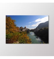 Arty Tablo Mostar Köprüsü Tablo (Karışık)