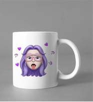 Emoji Kız Stiker Kupası