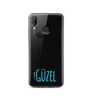 Belkide Tasarımlı Süper Şeffaf Silikon Telefon Kılıfı Huawei P20 Lite  
