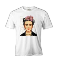 Frida Kahlo 1 Beyaz Erkek Tshirt