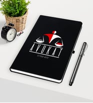 BK Gift Kişiye Özel Avukat Temalı Siyah Defter Kalem Seti - 4