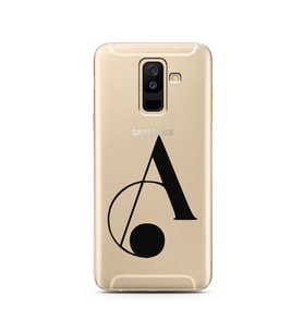 Samsung A6 Plus Harf Tasarımlı Telefon Kılıfı A-Harfi 