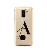 Samsung A6 Plus Harf Tasarımlı Telefon Kılıfı A-Harfi 