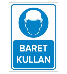 MIGNATIS - Baret Kullan Levhası - Sac Malzeme 35x50cm