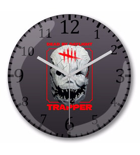 Dead  By  Daylight Trapper  Duvar Saati Bombeli Gercek Cam