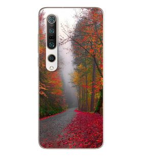Sonbahar Tasarımlı Süper Şeffaf Silikon Telefon Kılıfı Xiomai Mi10-pro